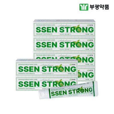 부광약품 안티프라그 쎈스트롱 125g 6개입냄새 제거 불소 치약