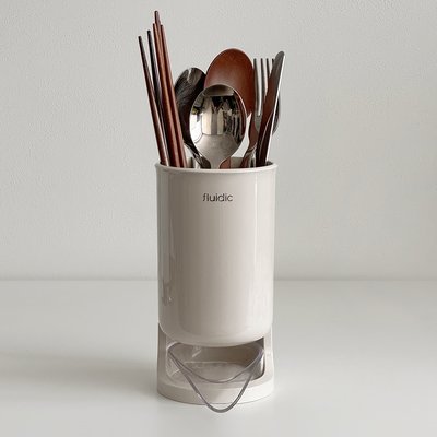 플루딕 자동 물빠짐 수저통2