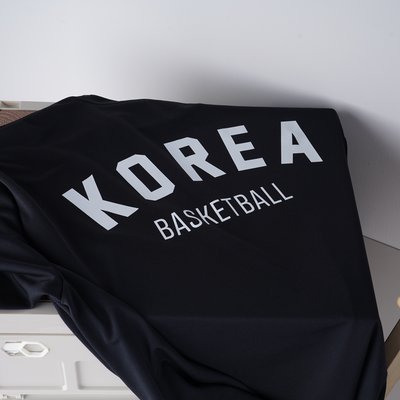 인아우트 코리아 국대 농구 슈팅져지 유니폼 숏슬리브 농구반팔티