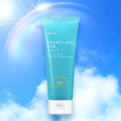 식물나라 저자극 페이스 앤 바디 대용량 선크림 150ml, 1개