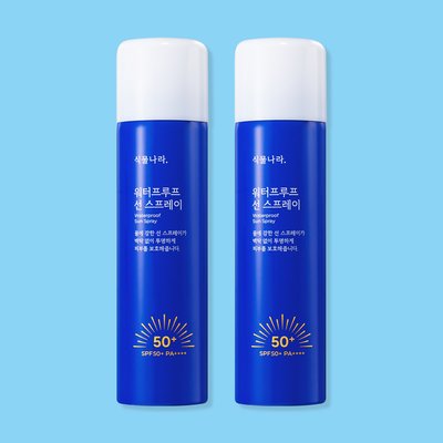 식물나라 워터프루프 선 스프레이 100mL x 2개, SPF50+ PA++++