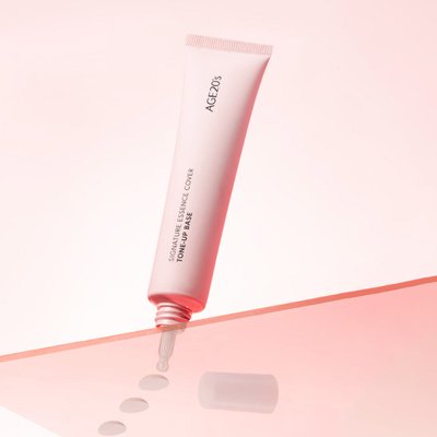 에이지투웨니스 시그니처 에센스 커버톤업 베이스 핑크 40ml (SPF35, PA++)