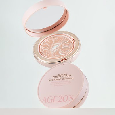 에이지투웨니스 글로우핏 톤업 선팩트 12.5g (+퍼프2매, 클렌징티슈)  (SPF50+ PA++++)