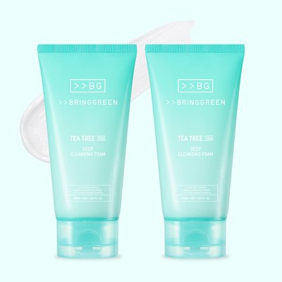 브링그린 티트리 시카 딥 클렌징폼 120ml, 2개