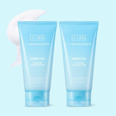 브링그린 대나무 히알루 수분 클렌징폼 120ml, 2개