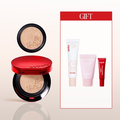 에스쁘아 비벨벳 커버 쿠션 SPF42 PA++  13g x 2 (본품+리필) (GIFT: 미니 선크림 + 미니 클렌징 폼 + 미니 프라이머)