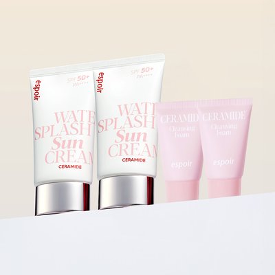 에스쁘아 워터 스플래쉬 선크림 세라마이드 SPF50+ PA++++ 60ml, 2개