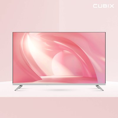 큐빅스 81cm(32인치) HD LED TV 화이트 구글 스마트 티비 에너지1등급 고화질