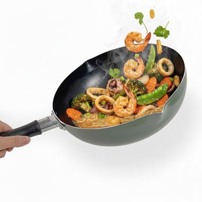 스피드웍 업소용 코팅 웍 가벼운 볶음팬 궁중팬 24cm