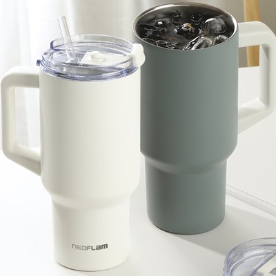 네오플램 대용량 보온 보냉 스텐 텀블러 900ml