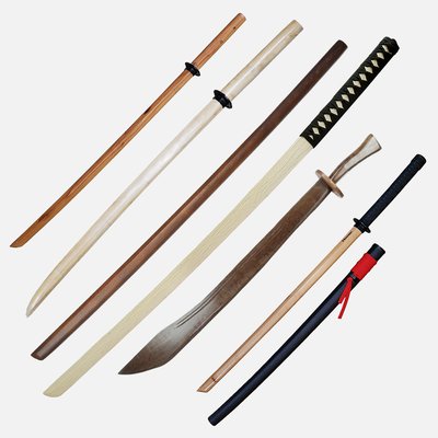 목검 한국도 베기용 죽검 고급목검 소진 쿵후용 수련용 검도 호신용품 연습가검 목도 8종