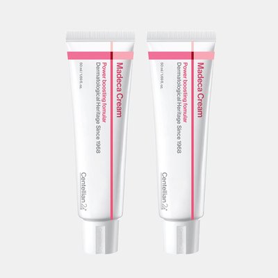 동국제약 센텔리안24 핑크 마데카크림 파워부스팅 포뮬러 어드밴스드 AD 50ml 2개 / 비타민C 병풀크림 테카 콜라겐 기미 잡티 모공 멜라닌 개선 탄력에 도움, 항산화 토닝 케어