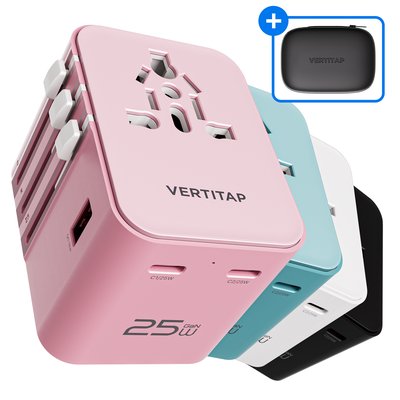 버티탭 트레블러 에어 PD 25W 멀티 어댑터 해외 전세계 여행용 멀티탭 usb 콘센트 플러그 돼지코 일본 베트남 중국 홍콩 태국 대만 필리핀 미국 유럽 싱가포르 호주