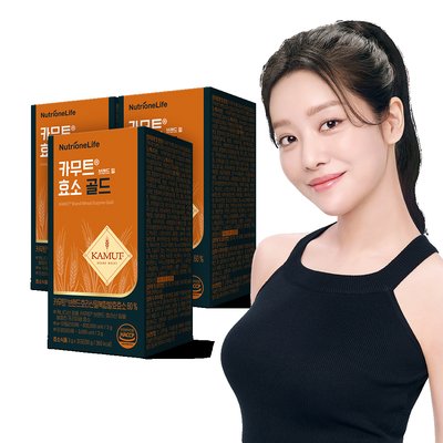 뉴트리원 카무트 효소 골드 카뮤트 가루 분말 30포, 3개