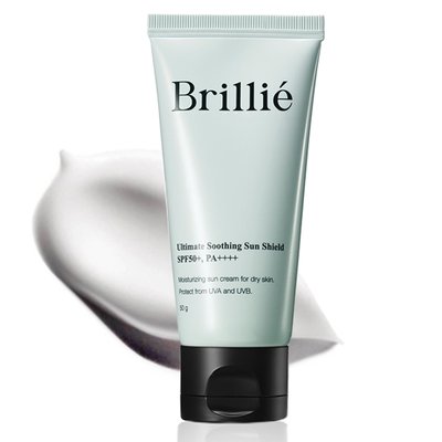브릴리에 백탁 눈시림 끈적임 없는 순한 촉촉한 피부과 저자극 수분 선크림 50ml, 1개