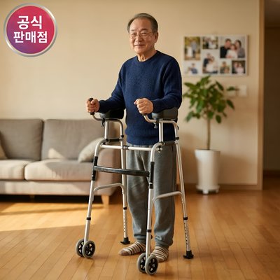웰비 걷기보조기구 실내 재활 걸음보조기 환자 환자용 바퀴 워커 보행기 노인 어르신 보행보조기 8230