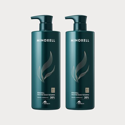 현대약품 마이녹셀 프레스티지 스칼프 뿌리볼륨 탈모샴푸 960ml, 2개