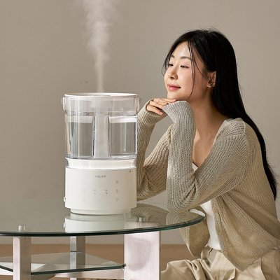 케리프 이지핸들 PRO 가열복합식 UV살균 자동건조 5L 잠금 가습기 KLH-5000UV