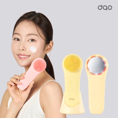 다오 진동클렌저 뷰티 디바이스 LED 온열 쿨링 얼굴 마사지기 피부관리 세안 브러쉬