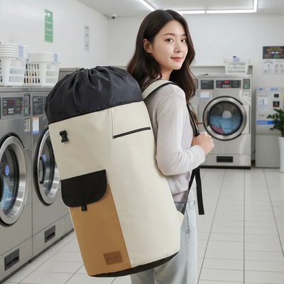 올리 대형빨래바구니 대용량 세탁물바구니 빨래가방 런드리백