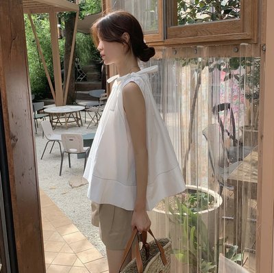 팜므 슬릿 밴딩 볼륨 여름 루즈핏 코튼 a라인 하프 반바지 팬츠(아이보리,베이지,블랙)
