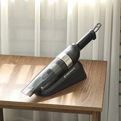 홈마블 무선청소기 원룸 머리카락 먼지청소 가벼운 핸디형 미니청소기 블랙, 본품+헤파필터 1개