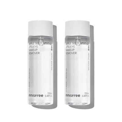 이니스프리 애플 씨드 립앤아이 메이크업 리무버 100mL 2개
