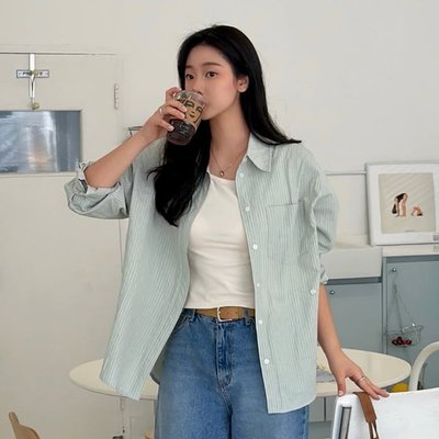 [쥬시쥬디] 시어서커스트라이프셔츠 J1WS024A