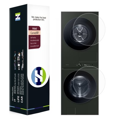 삼성 비스포크 그랑데 AI 원바디 탑핏 WF2521 프라임 고광택 도어 보호필름 세트
