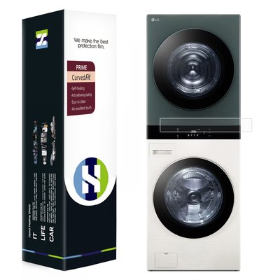 LG 트롬 오브제 컬렉션 워시타워 WL21 프라임 고광택 패널 보호필름 1매