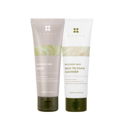 비알머드 릴리프 보령 머드 마스크 110ml + 보령 머드 팩투폼 클렌저 110ml
