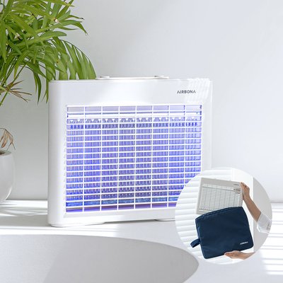 에어보나 LED 무선 충전식 해충 전기 모기퇴치기 AB-1000MK
