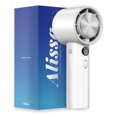 알리사 100단 아이스터보MAX 휴대용선풍기 냉각 에어컨 손선풍기 손풍기 미니 핸디 핸드