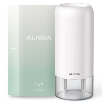 알리사 숲속안개 가습기 미니 초음파 사무용 무선 휴대용 탁상용 충전식 700ml+필터 4개