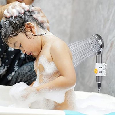 (반영구) 샤워기 거치대 아기 육아 문어발 홀더 걸이 화이트