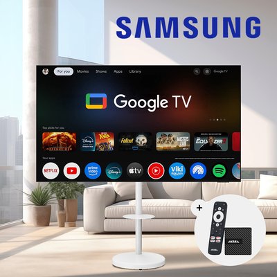 삼성 214cm(85인치) 스마트 대형TV 4K UHD 이동형 이동식 무빙 스탠드 1등급