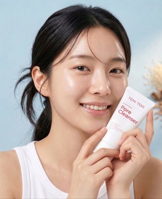 테미테미 블랙그레인 모공 선크림 메이크업 올인원 저자극 클렌저 50ml