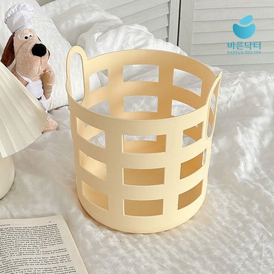 다용도 플라스틱 세탁 빨래바구니 햄퍼 소형