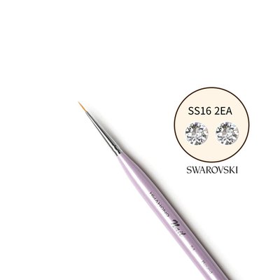 화홍 붓 젤 네일아트 브러쉬 54호 라운드 스와 평스톤 ss16 2알