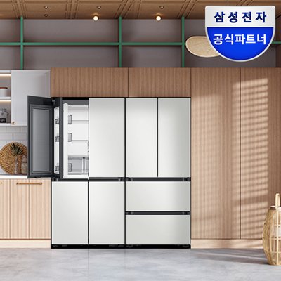 삼성 푸드쇼케이스 냉장고 김치냉장고 세트 키친핏 RM70F63M2A RK70F42M2A