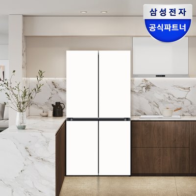 삼성 비스포크 AI 냉장고 4도어 905L RM70F90R2ZD 에센셜 화이트