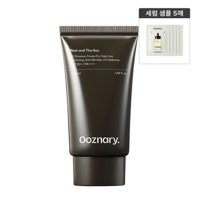 오우즈너리 수분밀착 수딩 선크림 레스트 앤 더 선 50ml, 1개