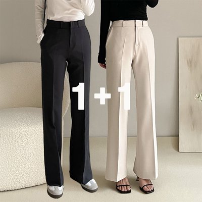 1+1 부츠컷슬랙스 키작녀슬랙스