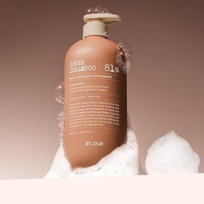바이아우어 맥주효모 81만PPM 대용량 단백질 탈모 샴푸 1020ml
