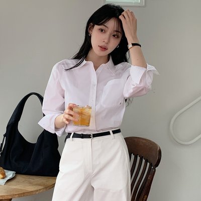 [클라비스] [찰랑셔츠] 오버핏_CVYWG2303N
