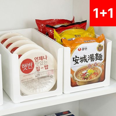 펜트리 수납함 팬트리 정리함 펜트리 투명 서랍 칸막이 정리함 냉장고 라면 한누네 1+1중형