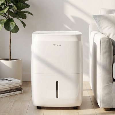 위니아 17리터 제습기 연속배수 생활먼지 안심필터 곰팡이 결로방지 필수템 17L, 화이트