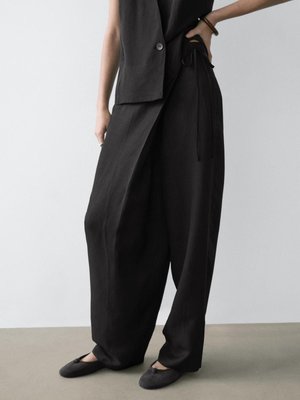 마시모두띠 테크니컬 와이드 파레오 팬츠 5032/683 BLACK