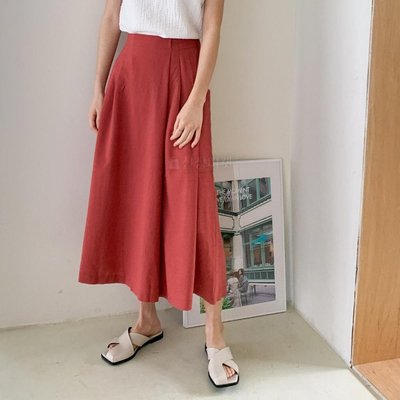 랩 뒷밴딩 8부 치마바지 큐롯 팬츠