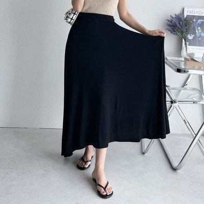 여름치마 밴딩스커트 맥시롱스커트 여성 훌 플레어 스커트